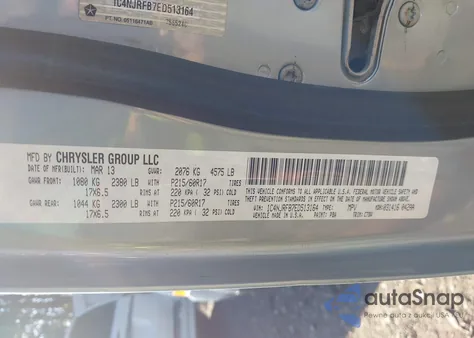 2014 Jeep Patriot Latitude from USA, damaged, VIN 1C4NJRFB7ED513164